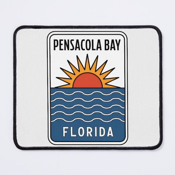 Item preview, Pensacola Bay Florida - Beach Sign designed and sold by TheOldMittenIllustrated.