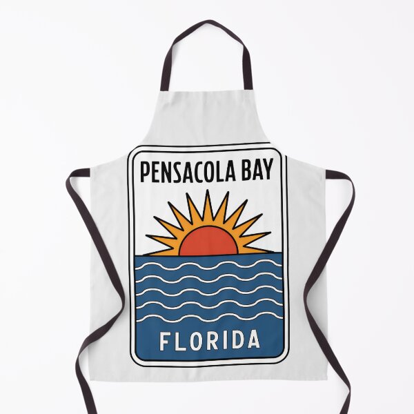 Item preview, Pensacola Bay Florida - Beach Sign designed and sold by TheOldMittenIllustrated.