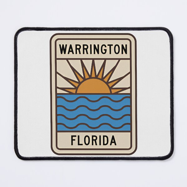 Item preview, Warrington Florida - Beach Sign designed and sold by TheOldMittenIllustrated.