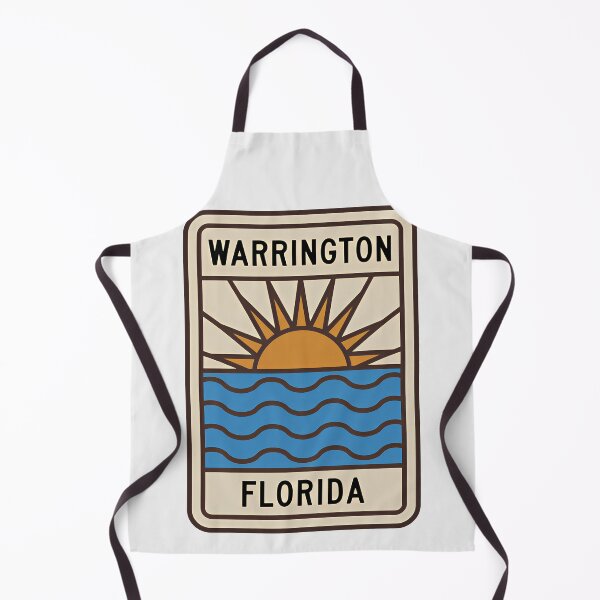 Item preview, Warrington Florida - Beach Sign designed and sold by TheOldMittenIllustrated.