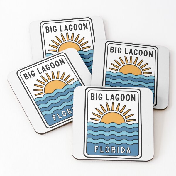 Item preview, Big Lagoon Florida - Beach Sign designed and sold by TheOldMittenIllustrated.
