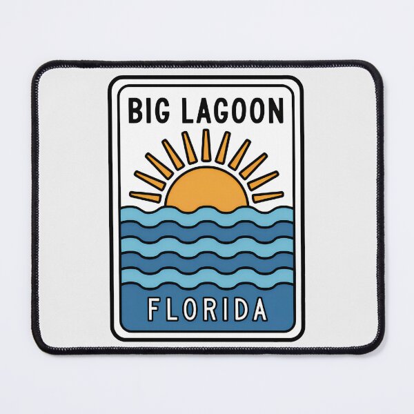 Item preview, Big Lagoon Florida - Beach Sign designed and sold by TheOldMittenIllustrated.