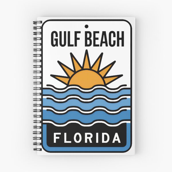 Item preview, Gulf Beach Florida - Beach Sign designed and sold by TheOldMittenIllustrated.