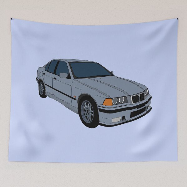 Item preview, Silver Grey European Sedan Car Illustration designed and sold by ecory336.