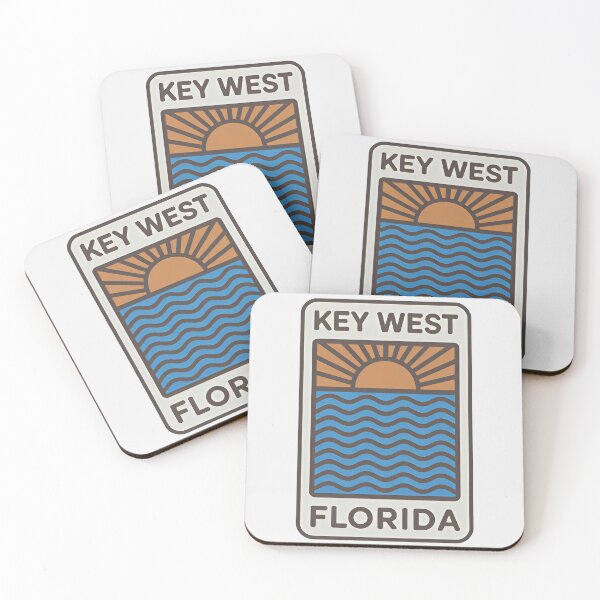 Item preview, Key West Florida - Beach Sign designed and sold by TheOldMittenIllustrated.