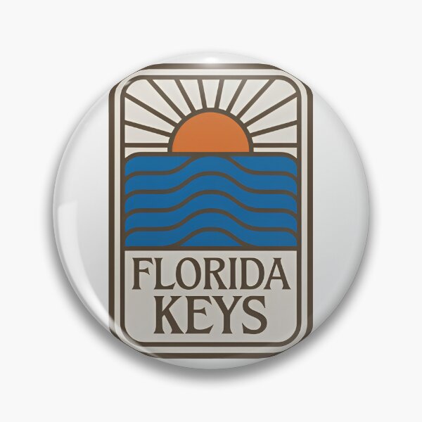 Item preview, Florida Keys - Beach Sign designed and sold by TheOldMittenIllustrated.