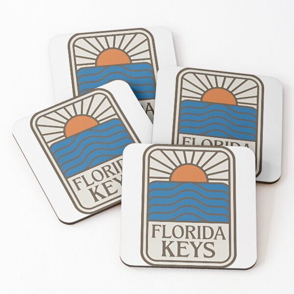 Item preview, Florida Keys - Beach Sign designed and sold by TheOldMittenIllustrated.