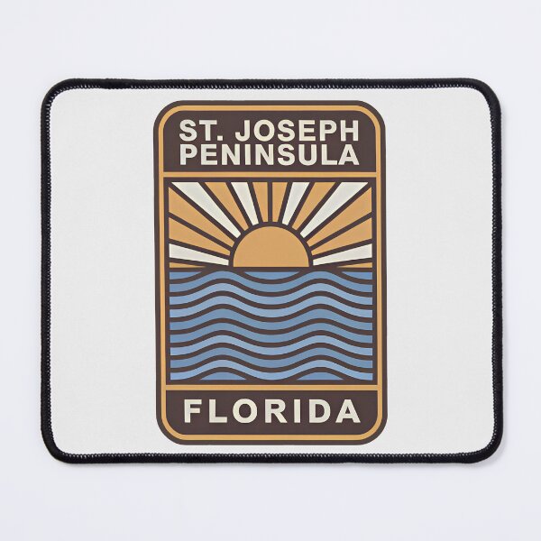 Item preview, St. Joseph Peninsula Florida - Beach Sign designed and sold by TheOldMittenIllustrated.