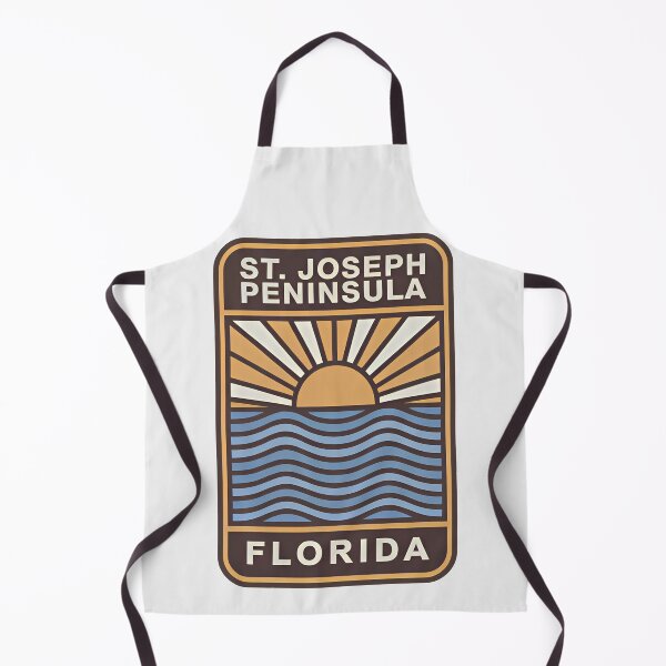 Item preview, St. Joseph Peninsula Florida - Beach Sign designed and sold by TheOldMittenIllustrated.