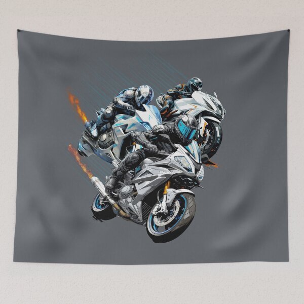 Item preview, Modern motorcycle racing illustration designed and sold by Szpaku desart .