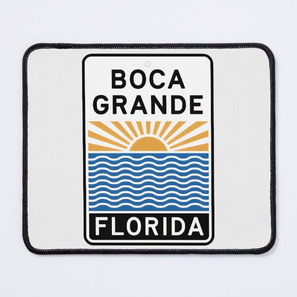 Item preview, Boca Grande Florida - Beach Sign designed and sold by TheOldMittenIllustrated.