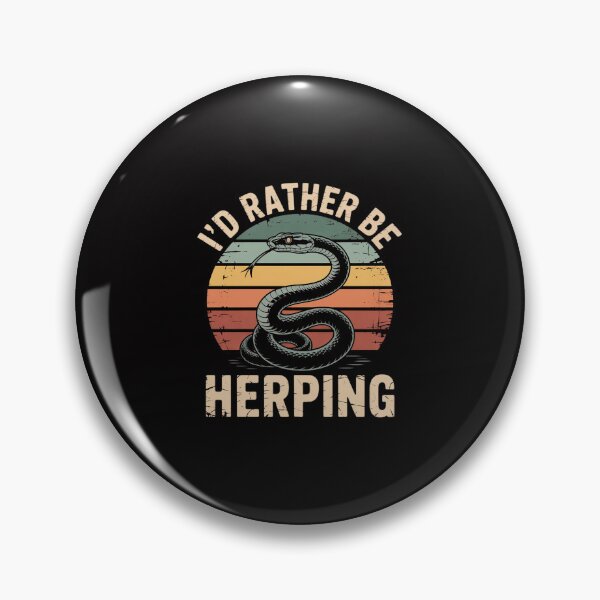 Item preview, Herpetology And Herping Gift I'd Rather Be Herping designed and sold by Minoloinan.
