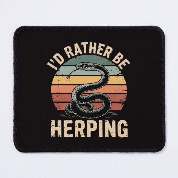 Item preview, Herpetology And Herping Gift I'd Rather Be Herping designed and sold by Minoloinan.