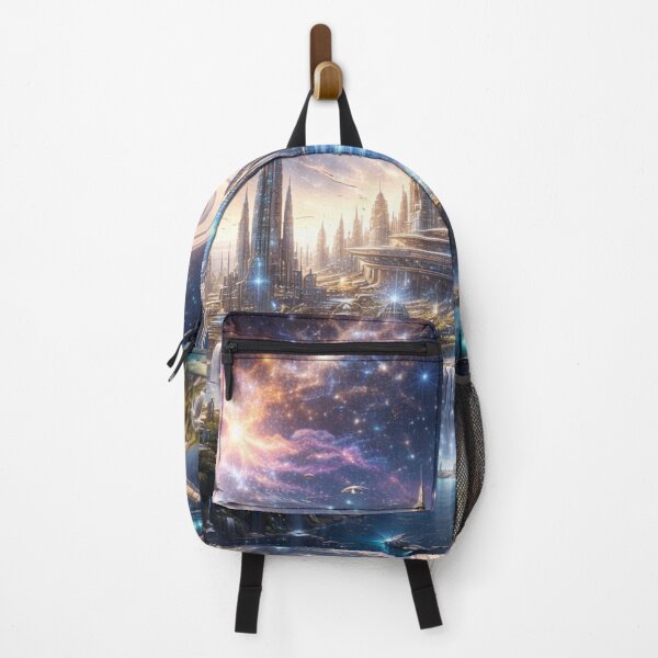 Item preview, 30th Century Space City – A Futuristic Civilization Among the Stars designed and sold by HopaHope.