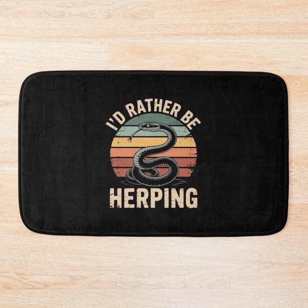 Item preview, Herpetology And Herping Gift I'd Rather Be Herping designed and sold by Minoloinan.