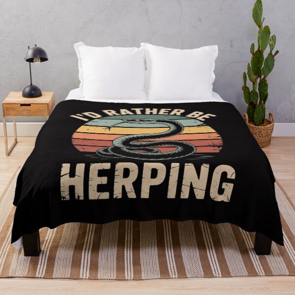 Item preview, Herpetology And Herping Gift I'd Rather Be Herping designed and sold by Minoloinan.