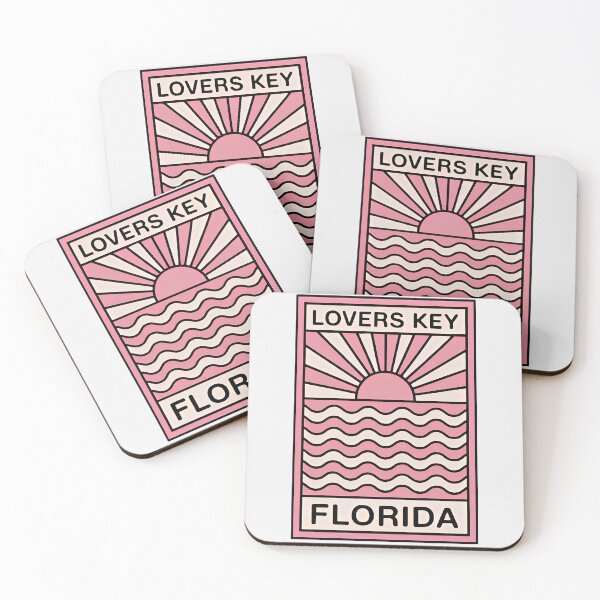 Item preview, Lovers Key Florida - Beach Sign designed and sold by TheOldMittenIllustrated.