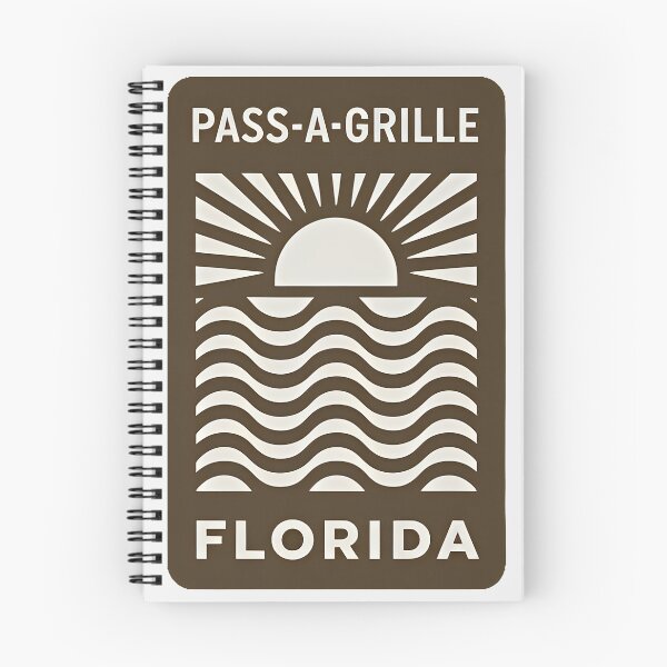 Item preview, Pass-A-Grille Florida - Beach Sign designed and sold by TheOldMittenIllustrated.