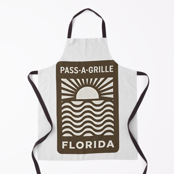 Item preview, Pass-A-Grille Florida - Beach Sign designed and sold by TheOldMittenIllustrated.