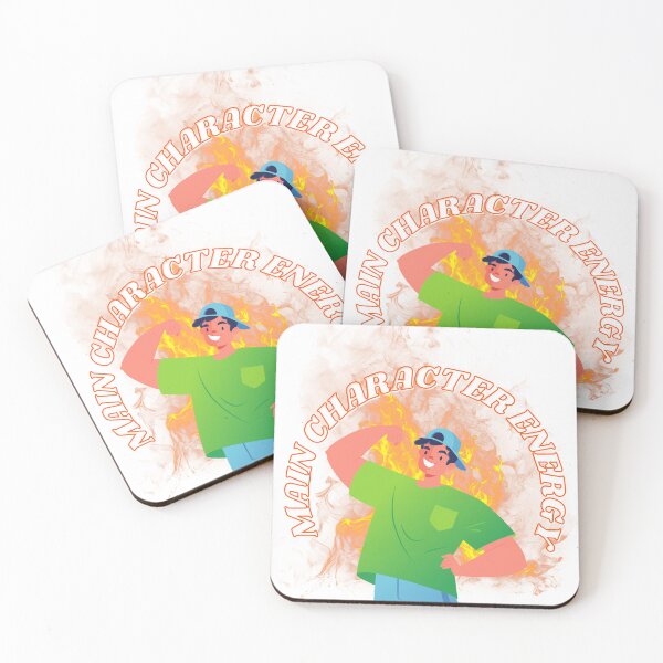 Item preview, Main Character Energy – Bold Illustration Design designed and sold by Kast25.