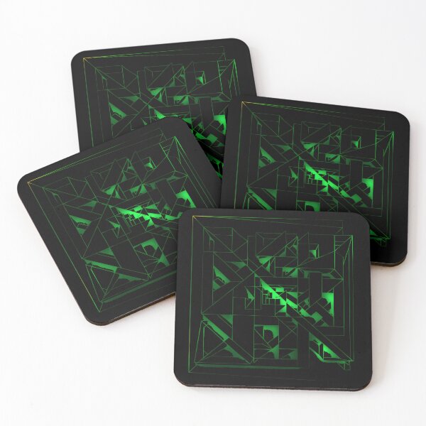 Item preview, Geometric Labyrinth Grn designed and sold by UrbanPrts.