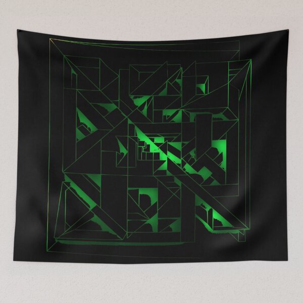 Item preview, Geometric Labyrinth Grn designed and sold by UrbanPrts.