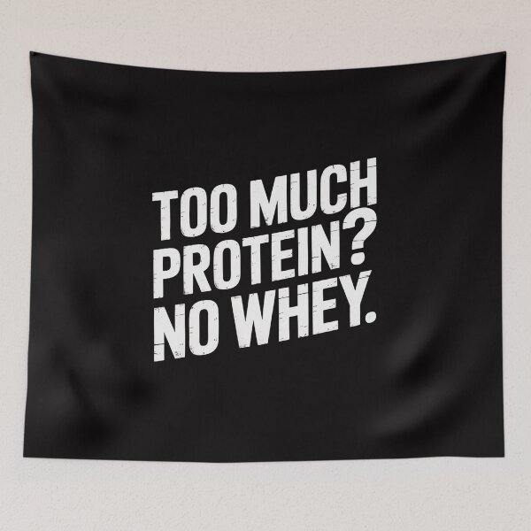 Item preview, Gym Too Much Protein No Whey Workout Fitness Men Women designed and sold by Minoloinan.