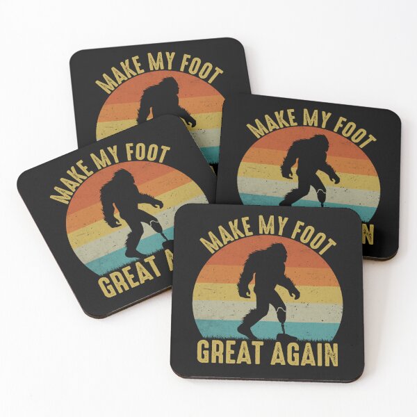 Item preview, Make My Foot Great Again Funny Bigfoot Leg Surgery Humor designed and sold by gunaone-design.