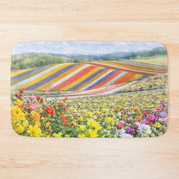 Item preview, Furano Flower Fields designed and sold by HOMETOWN86.