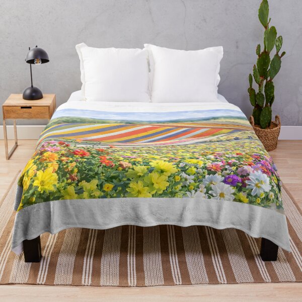 Item preview, Furano Flower Fields designed and sold by HOMETOWN86.