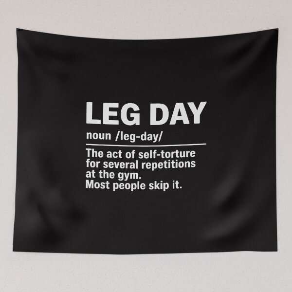 Item preview, Gym Leg Day Definition Workout Fitness Exercise Men Women designed and sold by Minoloinan.