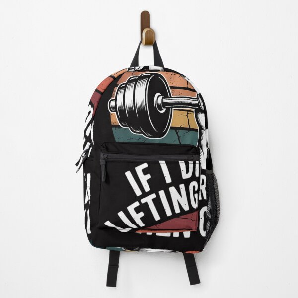Item preview, Gym If I Die Lifting Weighs Workout Fitness Men Women designed and sold by Minoloinan.