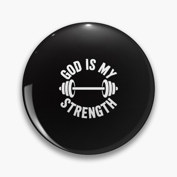 Item preview, Gym God Is My Strength Christian Workout Fitness Women Men designed and sold by Minoloinan.