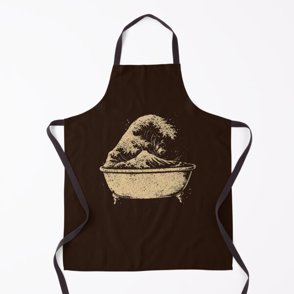 Item preview, The Great Wave of Coffee Wave in a bathtub Kanagawa Wave Inspired designed and sold by DemureArtsy.