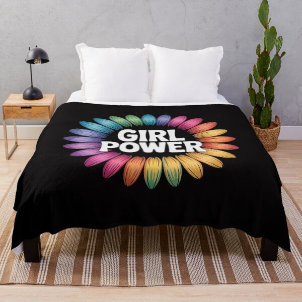 Item preview, Girl Power Flower Tie Dye Hippie Female empower Gift designed and sold by Minoloinan.