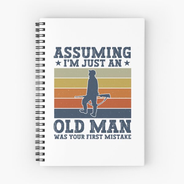Item preview, Assuming I'm Just An Old Man Was Your First Mistake Hunting Dad Humor designed and sold by gunaone-design.