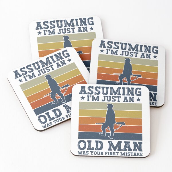 Item preview, Assuming I'm Just An Old Man Was Your First Mistake Hunting Dad Humor designed and sold by gunaone-design.