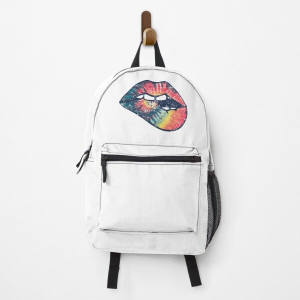 Item preview, Colorful Retro Tie Dye Biting Lips Graphic designed and sold by The secret storage room.