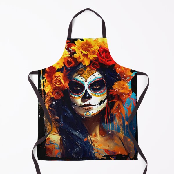 Item preview, Day Of The Dead Colorful Sugar Skull Woman   designed and sold by DEC02.