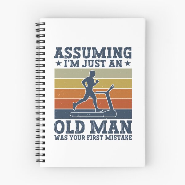 Item preview, Assuming I'm Just An Old Man Was Your First Mistake - Funny Runner Dad designed and sold by gunaone-design.