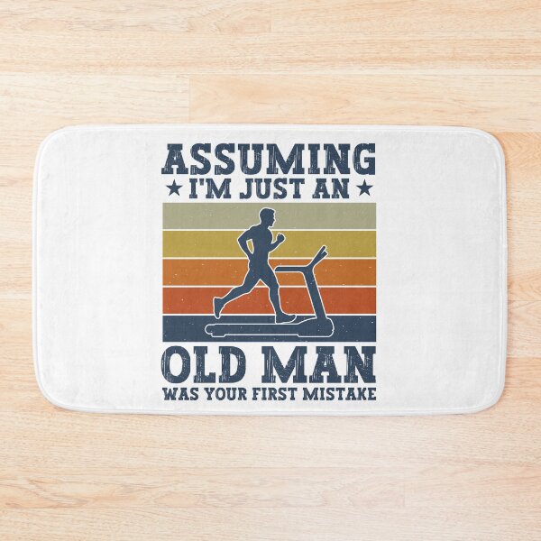Item preview, Assuming I'm Just An Old Man Was Your First Mistake - Funny Runner Dad designed and sold by gunaone-design.