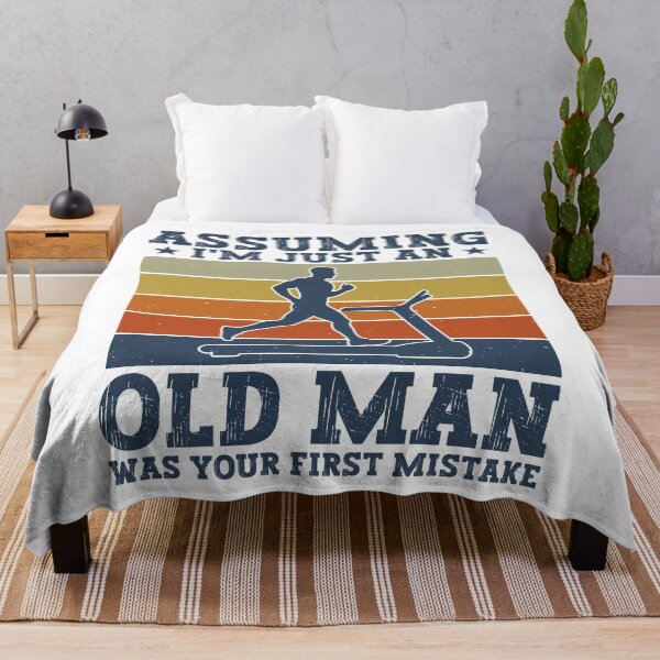 Item preview, Assuming I'm Just An Old Man Was Your First Mistake - Funny Runner Dad designed and sold by gunaone-design.