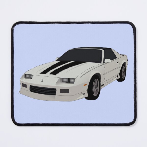 Item preview, White Camaro RS Coupe Car Illustration designed and sold by ecory336.