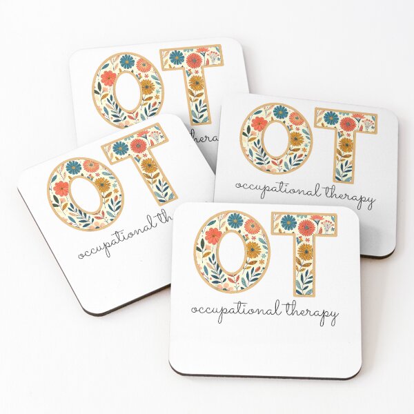 Item preview, OT Occupational Therapy Floral Design Therapist Gift designed and sold by MerchDeviant.