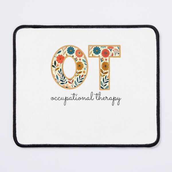 Item preview, OT Occupational Therapy Floral Design Therapist Gift designed and sold by MerchDeviant.