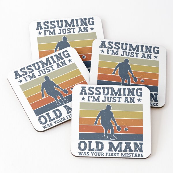 Item preview, Assuming I'm Just An Old Man Was Your First Mistake - Funny Pickleball Dad designed and sold by gunaone-design.