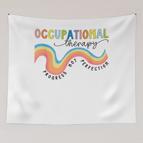 Item preview, Occupational Therapy Progress Not Perfection Therapist designed and sold by MerchDeviant.