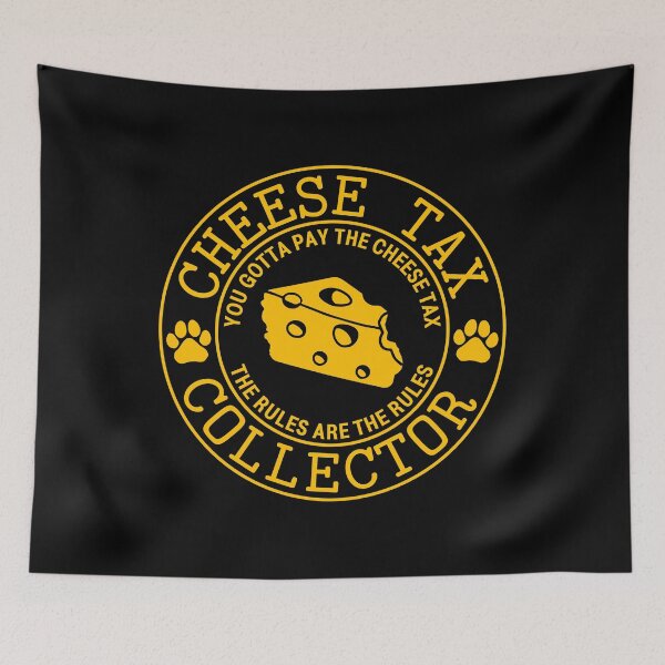 Item preview, Cheese Tax Collector Funny Dog Food Humor designed and sold by gunaone-design.