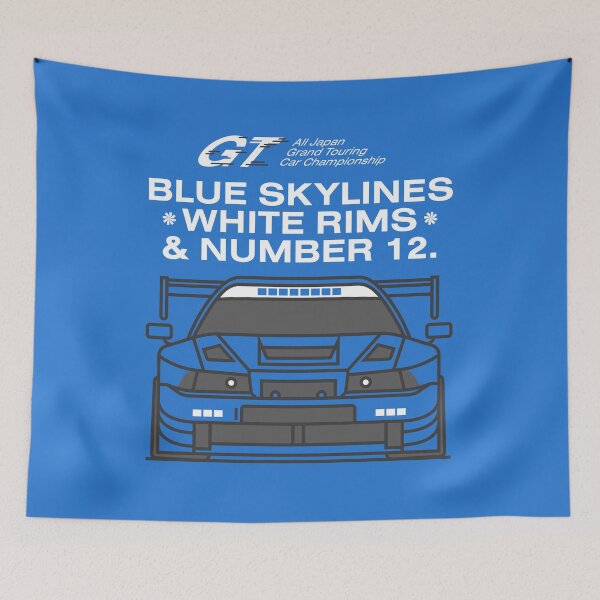 Item preview, BLUE SKYLINES & WHITE RIMS & 12 designed and sold by ICRDesigns.