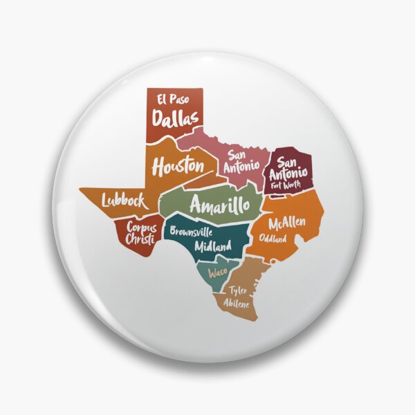 Item preview, Retro Texas map designed and sold by JIGUWORLD.